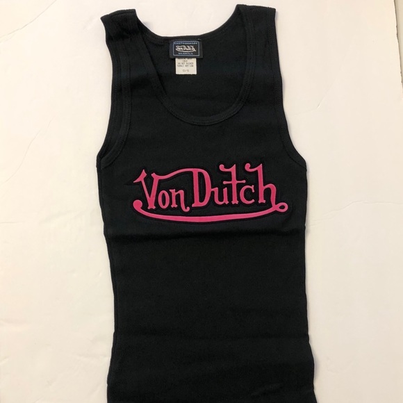 von dutch tank top pink